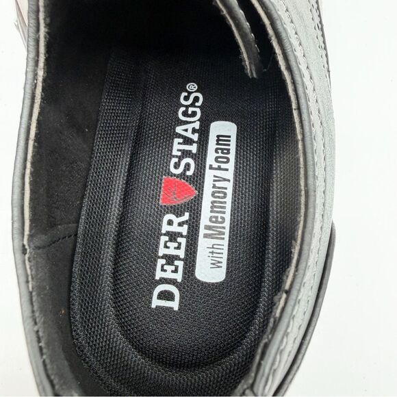 Deer Stags Corvallis Wingtip Oxford Dress Shoes Comfort Sole Black Gray 9.5 NEW main image 10